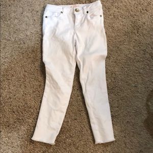 Little girls white jeans